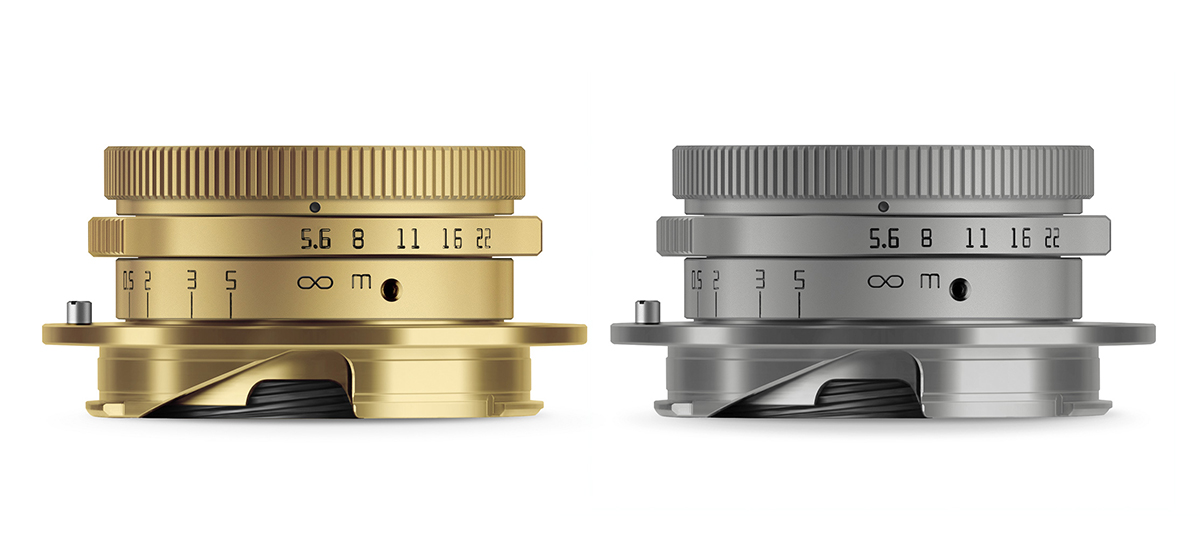 本日発売！　銘匠光学／ライカM用の小型レンズ『TTArtisan 28mm f/5.6』のゴールドカラーとチタンカラー