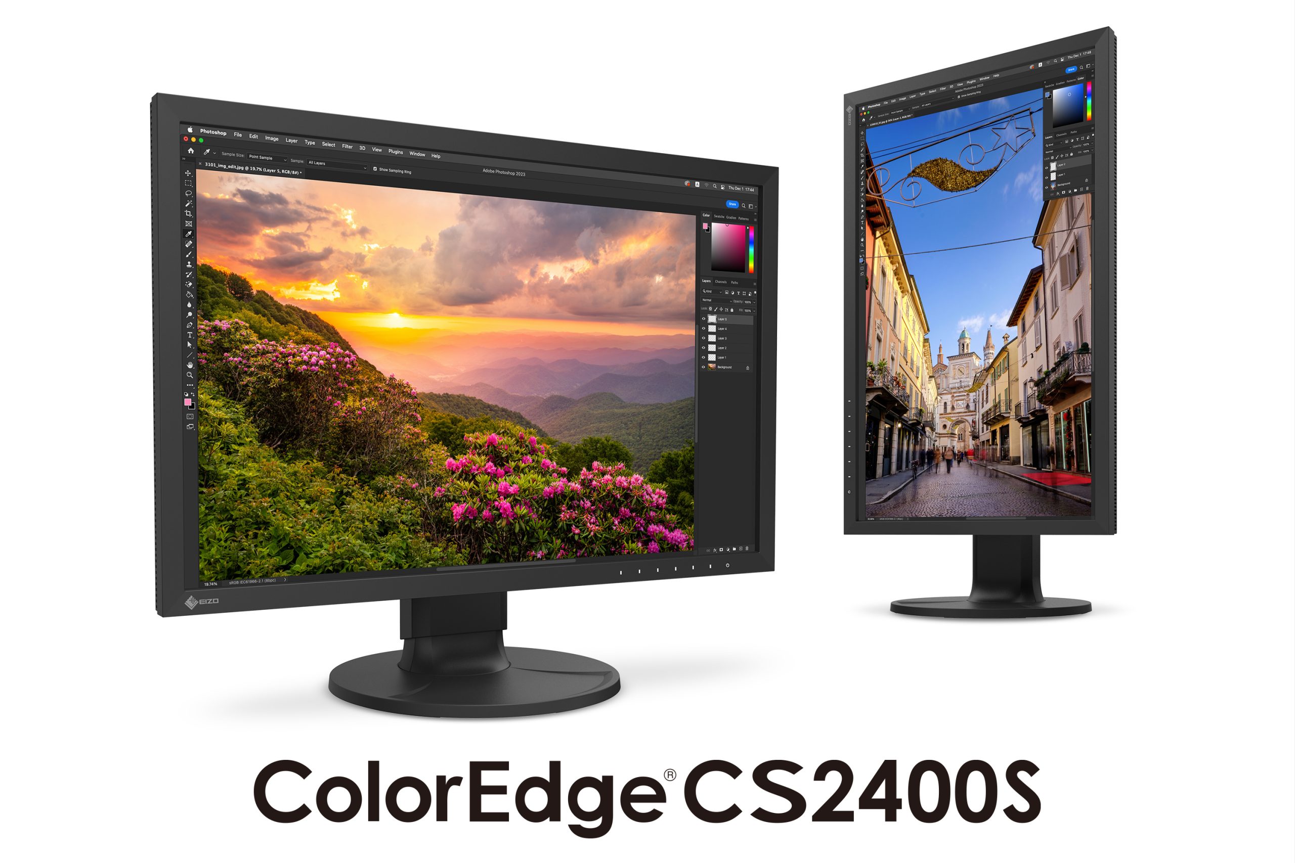 EIZO／クリエイティブワーク向けの24.1型カラーマネージメントモニター「ColorEdge CS2400S」を発売！